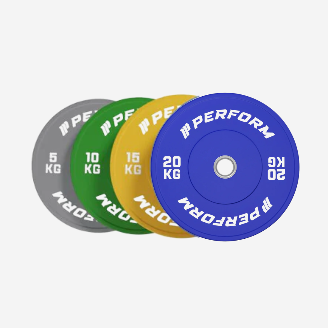 Coloured bumper plates | Sets | Perform Fitness