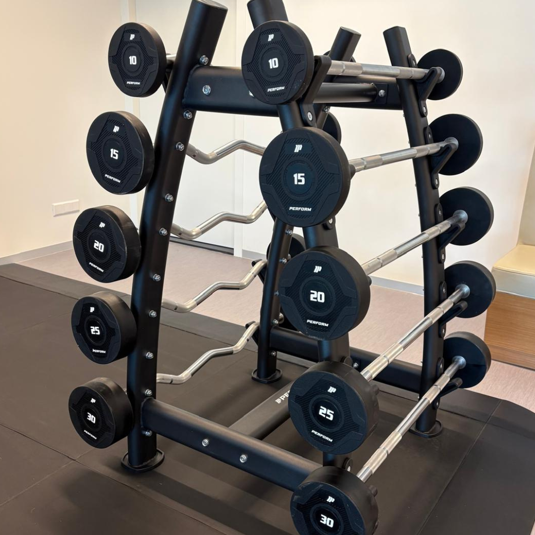 Compleet EZ & Straight Barbell Rack Set