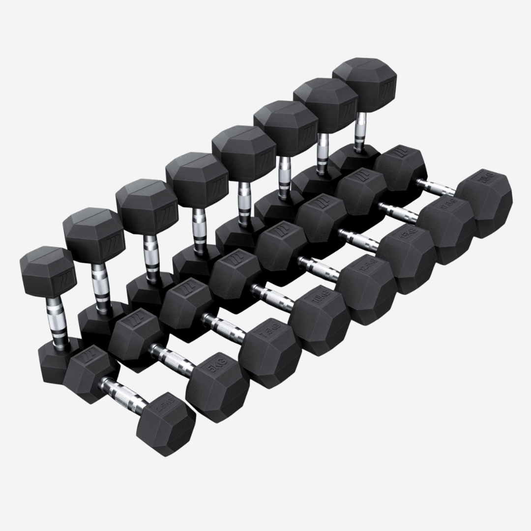 Hexagon dumbbell set 2,5-20kg | Perform Fitness