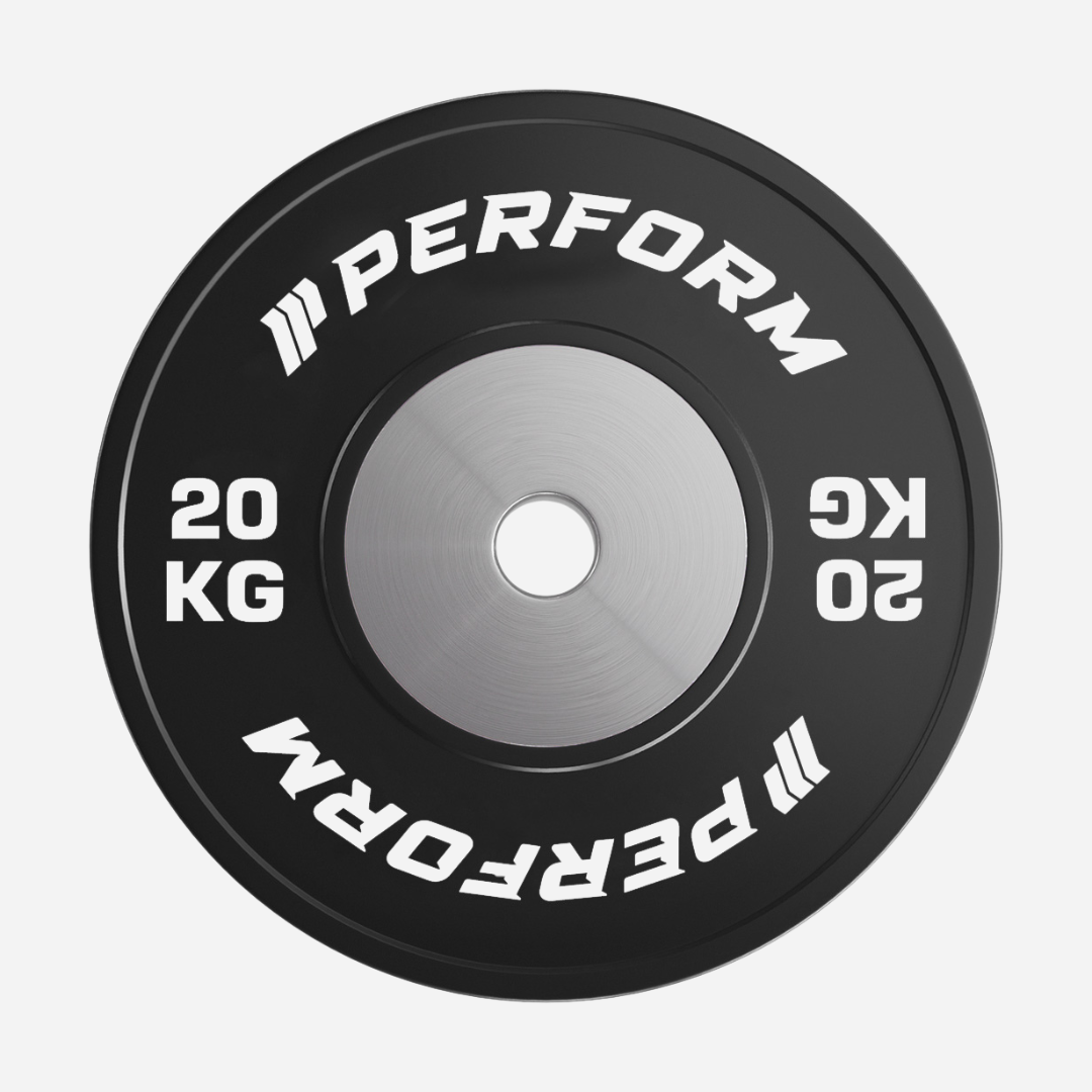 Competition Black Bumper Plates | 5-25 kg | Perform Fitness