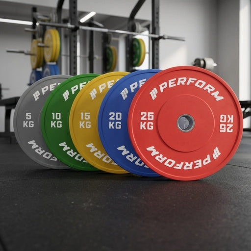 Coloured bumper plates | Sets | Perform Fitness