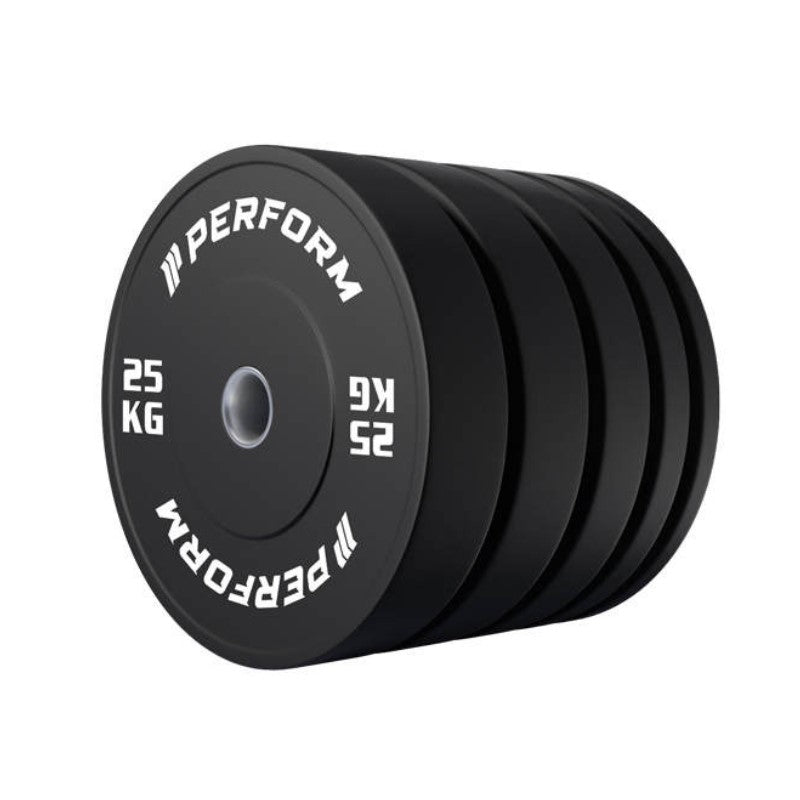 Black Bumper Plates set 150 kg