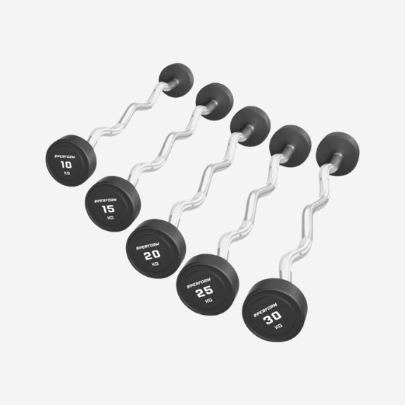 CPU EZ-bar Set | 10-15-20-25-30 KG | Perform Fitness