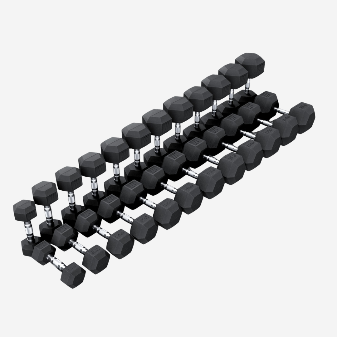Hexagon dumbbell set 2,5-30kg | Perform Fitness