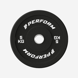 Hi-temp Black Bumper Plate | 5 t/m 25 kg | Perform Fitness