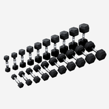 Premium Hexagon dumbbells | set 1-10kg inclusief opslagrack + Adjustable bench pro | Perform Fitness