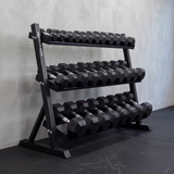 Perform | Premium Hexagon Dumbbells Set 2,5 t/m 30 kg met Opslagrack