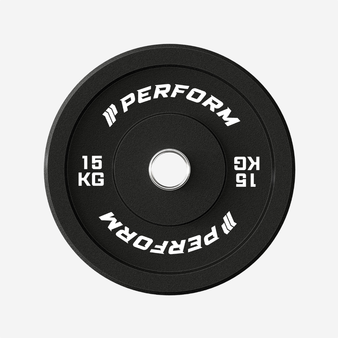 Hi-temp Black Bumper Plate | 5 t/m 25 kg | Perform Fitness