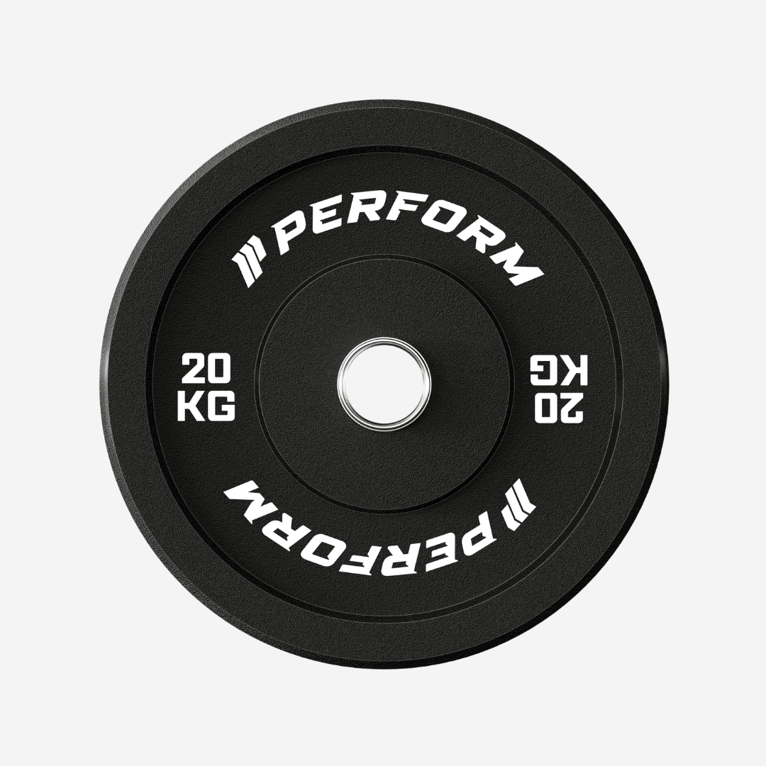 Hi-temp Black Bumper Plate | 5 t/m 25 kg | Perform Fitness