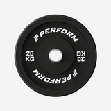 Hi-temp Black Bumper Plate | 5 t/m 25 kg | Perform Fitness