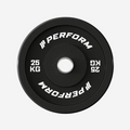 Hi-temp Black Bumper Plate | 25 kg | Perform Fitness