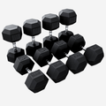 Premium Hexagon dumbbells | Uitbreidingsset 32,5 t/m 40kg set | Perform Fitness