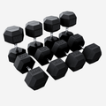 Premium Hexagon Dumbbells Set | 42,5 t/m 50 kg | Perform Fitness