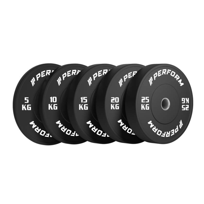 100 of 150 kg set | black bumper plates