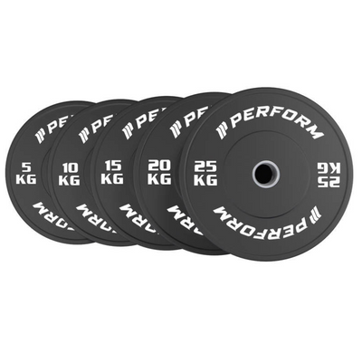 Black bumper plates