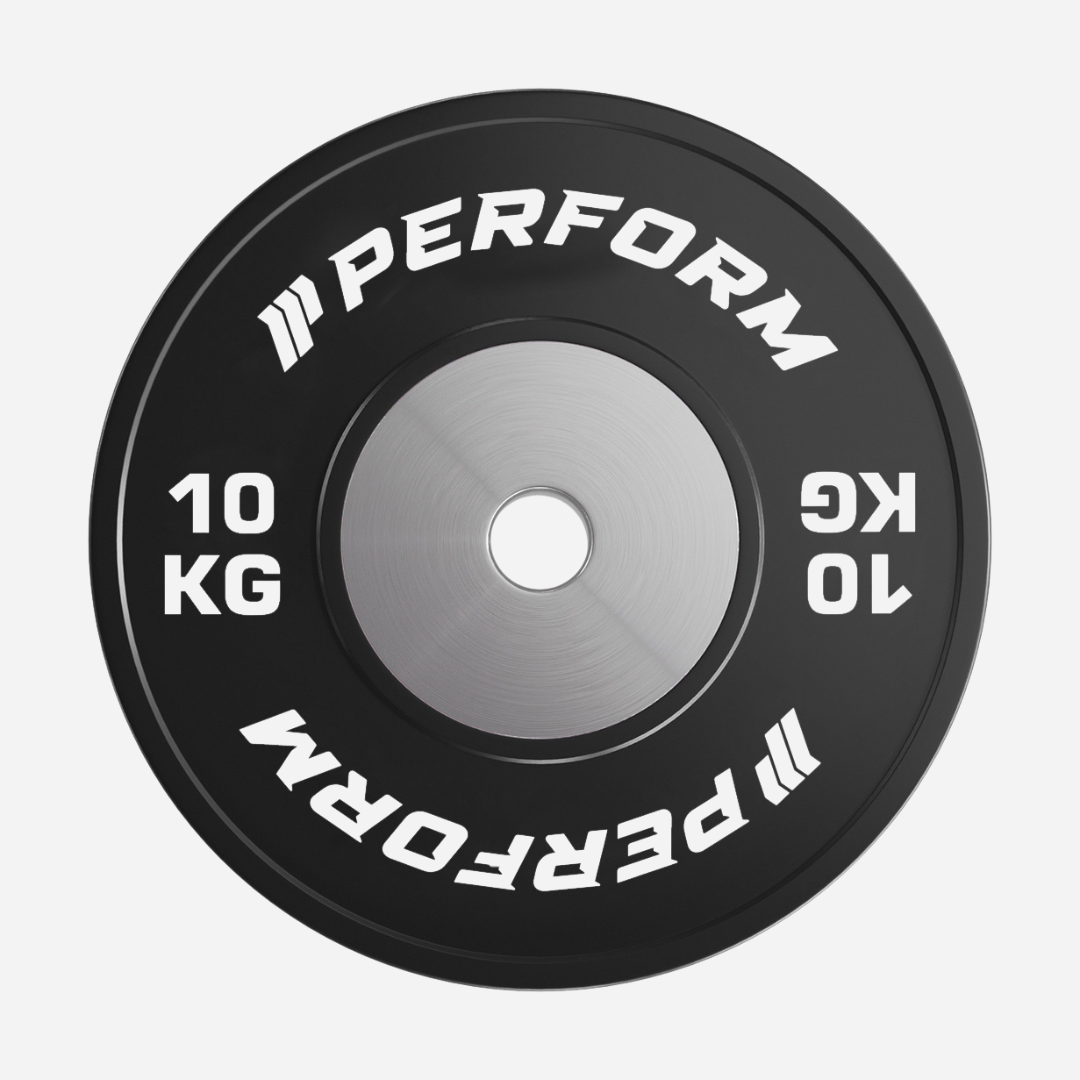 Competition Black Bumper Plates | 5-25 kg | Perform Fitness