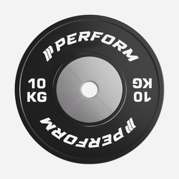 Competition Black Bumper Plates | 5-25 kg | Perform Fitness