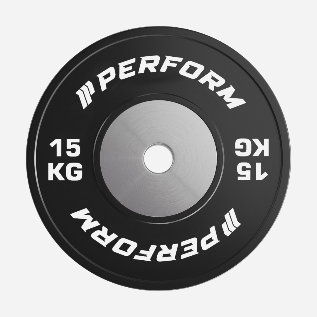 Competition Black Bumper Plates | 5-25 kg | Perform Fitness