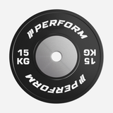 Competition Black Bumper Plates | 5-25 kg | Perform Fitness