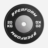 Competition Black Bumper Plates | 5-25 kg | Perform Fitness