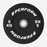 Competition Black Bumper Plates | 5-25 kg | Perform Fitness