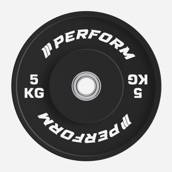 Competition Black Bumper Plates | 5-25 kg | Perform Fitness