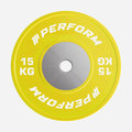 Competition Coloured Bumper Plate | 15 kg | Perform Fitness