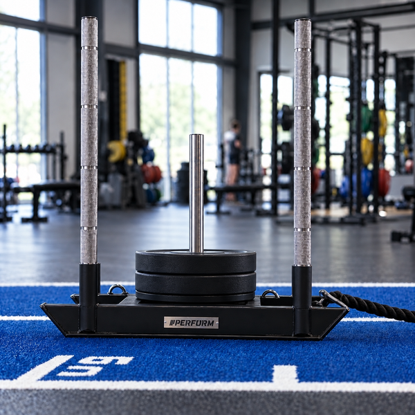 Race Sled Set 105 kg | Power Sled, Pull Rope & Bumper Plates | Perform Fitness