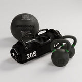 Race Set Basis Men Open & Women Pro | 2x Kettlebell 24 kg, Wall Ball 6 kg & Sandbag 20 kg | Perform Fitness