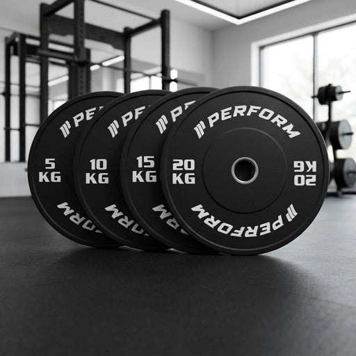 Perform | Black Bumper Plates Set | 100 kg