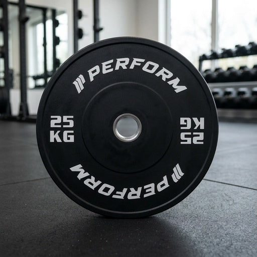 Perform | Black Bumper Plate | 25 kg