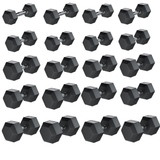 Premium Hexagon dumbbells | Complete set