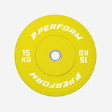 Coloured Bumper Plate | 15 kg | Perform Fitness